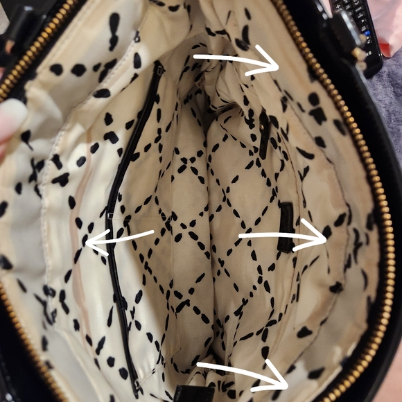 KATE SPADE Plisse Priti Ruffled Tote Patent Leather handles - Picture 16 of 16